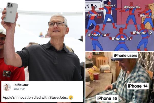 苹果用户抨击新iPhone 15:“创新随着乔布斯而死”